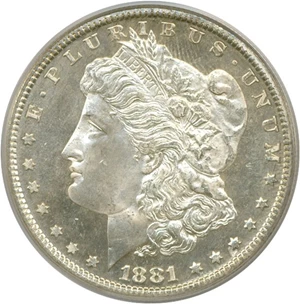image for: 1881-S $1 PCGS MS66 PL