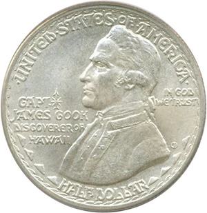 image for: 1928 50c Hawaiian PCGS/CAC MS64