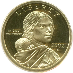 image for: 2002-S Sac $1 PCGS Proof 69 DCameo