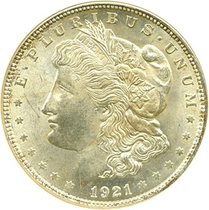 image for: 1921 $1 Morgan NGC MS65