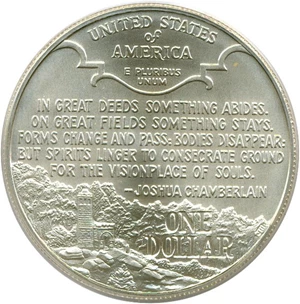 image for: 1995-P $1 Civil War PCGS MS69