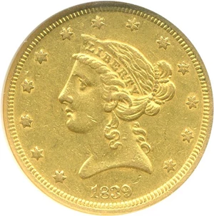 image for: 1839 $5 NGC AU55