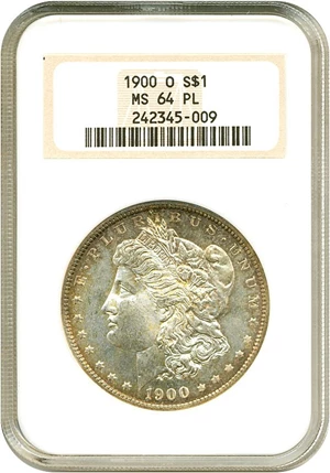 image for: 1900-O $1 NGC MS64 PL