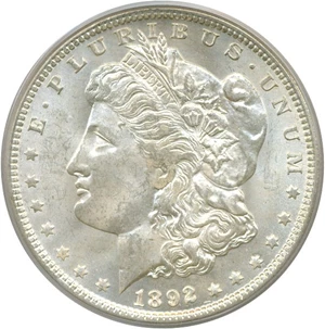 image for: 1892-O $1 PCGS MS63