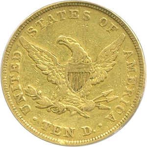image for: 1839/8 $10 Type of 1838 PCGS VF35