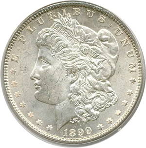 image for: 1899 $1 PCGS MS64