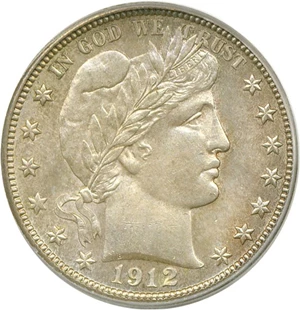 image for: 1912-D 50c PCGS MS64