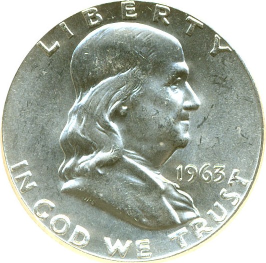 image for: 1963 50c  NGC MS65