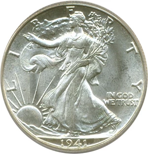 image for: 1941-D 50c PCGS MS65