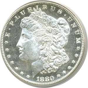 image for: 1880-S $1 PCGS MS64 PL