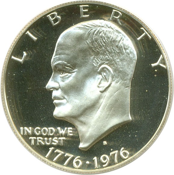 image for: 1976-S $1 Silver PCGS Proof 69 DCameo