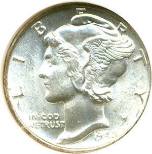 image for: 1942 10c NGC MS67 FB