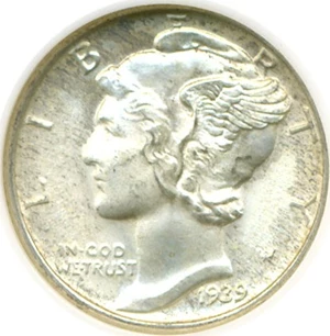 image for: 1939 10c NGC MS67