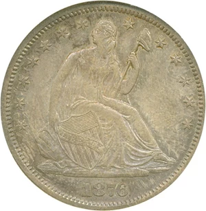 image for: 1876-S 50c NGC MS60