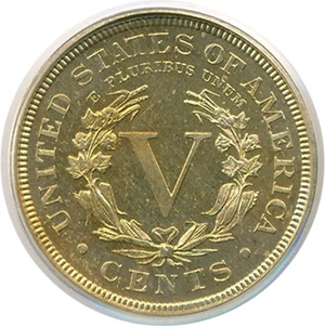 image for: 1892 5c PCGS Proof 64 Cameo