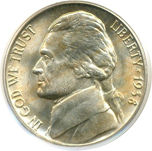 image for: 1938-S 5c  PCGS MS66 