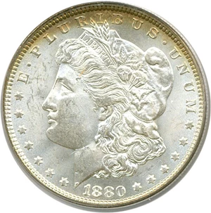 image for: 1880 $1 PCGS MS64