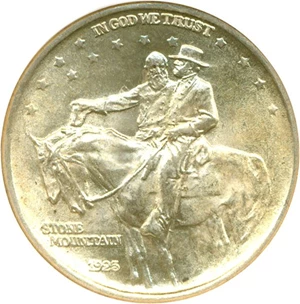image for: 1925 50c Stone Mountain NGC MS66