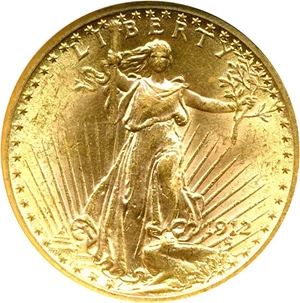 image for: 1912 $20 NGC MS62
