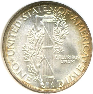 image for: 1929 10c NGC MS65