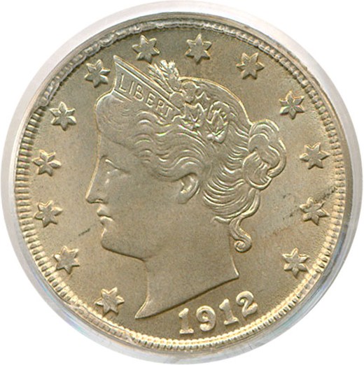image for: 1912-D 5c  PCGS MS65