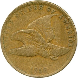 image for: 1858 1c Small Letters PCGS VF30