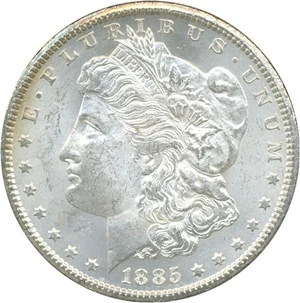 image for: 1885-CC $1 GSA Hoard/NGC MS62