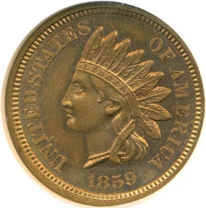 image for: 1859 1c NGC Proof 64