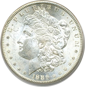 image for: 1886-S $1 PCGS MS63