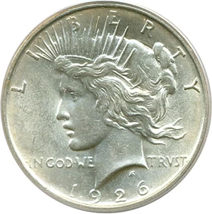 image for: 1926-D $1 PCGS MS62