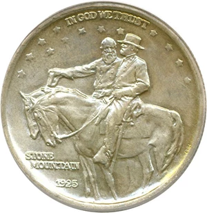 image for: 1925 50c Stone Mountain PCGS MS65