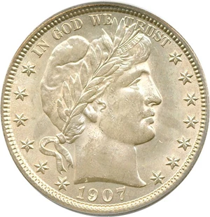image for: 1907-O 50c PCGS MS64