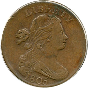 image for: 1805 1c PCGS XF45