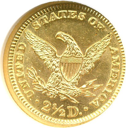 image for: 1894 $2 1/2  NGC MS61