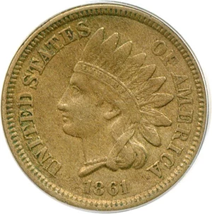 image for: 1861 1c PCGS XF40