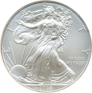 image for: 2008 $1 Silver Eagle NGC Gem Uncirculated