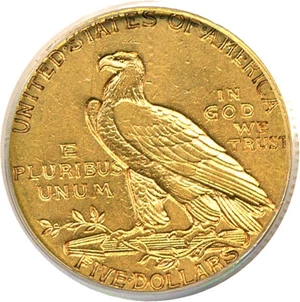 image for: 1910-D $5 PCGS XF40