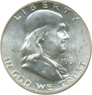 image for: 1961 50c PCGS MS64 FBL