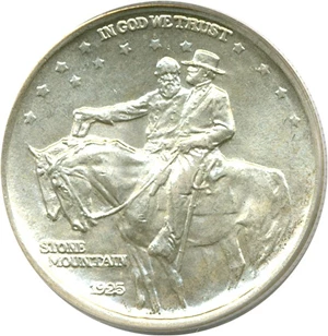 image for: 1925 50c Stone Mountain PCGS MS64