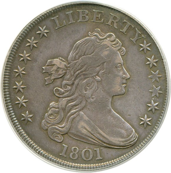 image for: 1801 $1  PCGS VF35