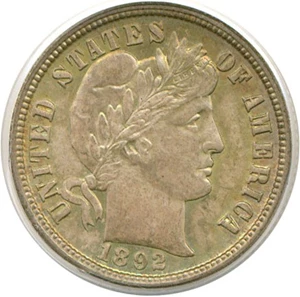 image for: 1892-O 10c PCGS MS64
