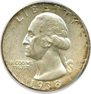 image for: 1938 25c PCGS MS64