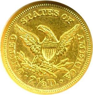 image for: 1851-C $2 1/2 NGC AU55
