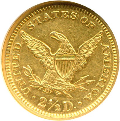 image for: 1874 $2 1/2  NGC AU58