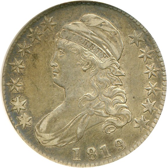 image for: 1819 50c  NGC XF45