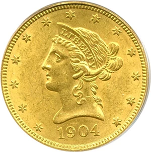 image for: 1904-O $10 PCGS MS62