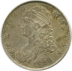 image for: 1829 50c PCGS XF45