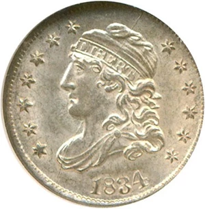 image for: 1834 H10c NGC MS65