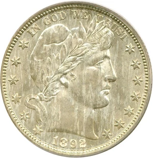 image for: 1892-O 50c PCGS MS62