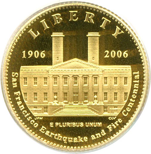 image for: 2006-S $5 San Francisco Old Mint PCGS Proof 69 DCameo